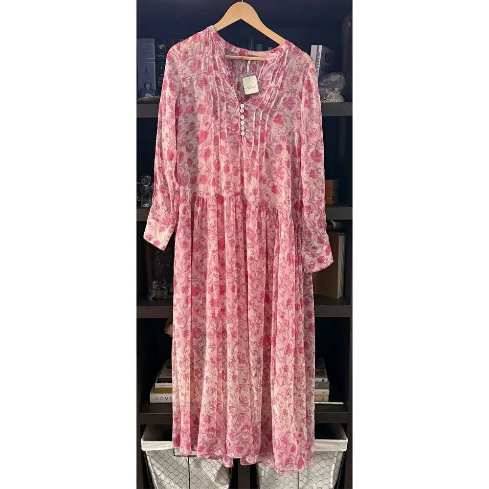 NWT Free People See It Through Maxi Dress Size XS